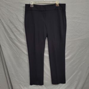 Vince Camuto Black High-Rise Straight Leg Dress Pants Size 12